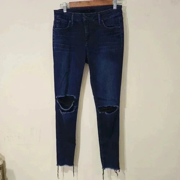 P5007 Joe's  flawless the icon skinny ripped manufactured destroyed jeans sz27 - Picture 2 of 8
